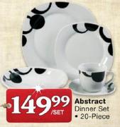 Abstract Dinner Set 20 Piece-Per Set
