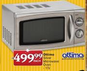 Ottimo 17L Silver Microwave Oven