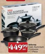 Inferna Cast Aluminium Cookware 7 Piece-Per Set