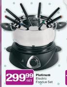 Platinum Electric Foncue Set-Per Set