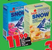 Selati Icing / Caster Snow - 500g Each