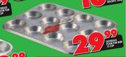  Silverglo 12-Cup Plain Pan Bun 
