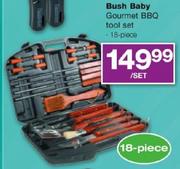 Bush Baby Gourmet BBQ 18-Piece Tool Set
