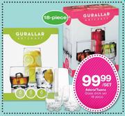 Adora/Tuana 18-Piece Glass Drink Set