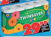 Twinsaver 1-Laag Toiletrolle-10's