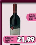 Robertson Winery Chapel Red-750Ml