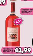 Four Cousins Natural Sweet Rose Wine-1.5L