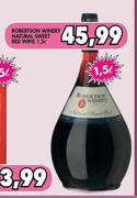 Robertson Winery Natural Sweet Red Wine-1.5L