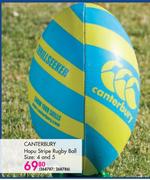 Canterbury Hopu Stripe Rugby Ball Size 4 And 5