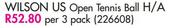 Wilson US Open Tennis Ball H/A-Per 3 Pack