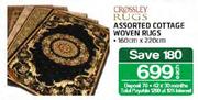 Crossley Rugs Assorted Cottage Woven Rugs-160cm x 220cm Each