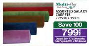 Multi-Flor Assorted Galaxy Carpets-275cm x 355cm Each