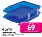 Bantex Optima Letter-Per 2 Pack