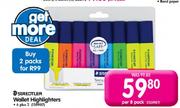 Staedtler Wallet Highlighter 6 Plus 2 Pack
