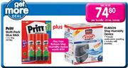 Pritt Multi Pack Glue Stick 3x43gm Plus Rubson Stop Humidity Device