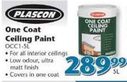 Plascon One Coat Ceiling Paint(OCCI-5L)-5Ltr