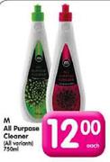 M All Purpose Cleaner(All Variants)-750ml Each