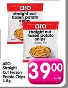  Aro Straight Cut Frozen Potato Chips-2.5kg Each