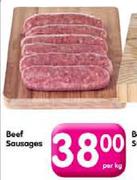 Beef Sausages-Per Kg