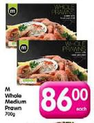 M Whole Medium Prawn-700g Each