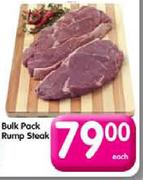Bulk Pack Rump Steak -Each