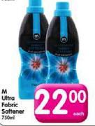 M Ultra Fabric Softener - 750ml Each
