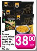 M Frozen Corn, Mixed Vegetable, Beans Or Country Mix-2Kg Each