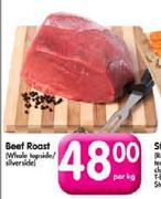 Beef Roast (Whole Topside/Silverside)-Per Kg