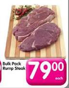 Bulk Pack Rump Steak-Per Kg