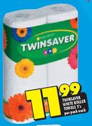 Twinsaver White Roller Towels-2's Per Pack Each