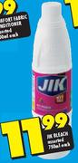 Jik Bleach-750ml Each