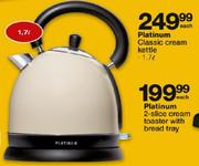 Platinum Classic Cream Kettle-1.7L Each
