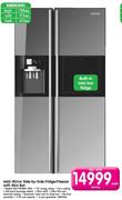 Samsung 660Ltr Mirror Side-By-Side Fridge/Freezer With Mini Bar(RS21HFLMR1/XFA)
