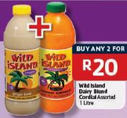 Wild Island Dairy Blend Cordial-2x1L