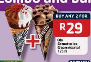 Ola Cornetto Ice Cream-2x125Ml