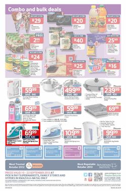 Pick N Pay KZN : Savings On Your Trolley (10 Sep - 22 Sep 2013), page 8