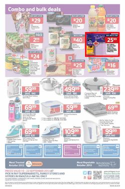 Pick N Pay KZN : Savings On Your Trolley (10 Sep - 22 Sep 2013), page 8