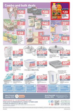 Pick N Pay KZN : Savings On Your Trolley (10 Sep - 22 Sep 2013), page 8