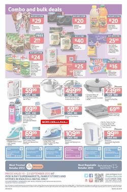 Pick N Pay KZN : Savings On Your Trolley (10 Sep - 22 Sep 2013), page 8