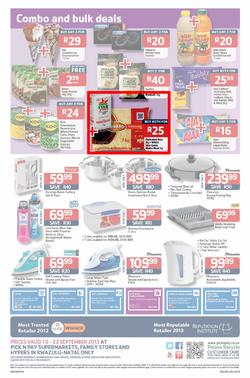 Pick N Pay KZN : Savings On Your Trolley (10 Sep - 22 Sep 2013), page 8