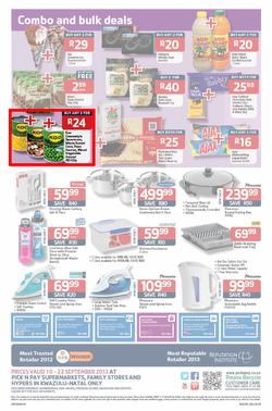 Pick N Pay KZN : Savings On Your Trolley (10 Sep - 22 Sep 2013), page 8