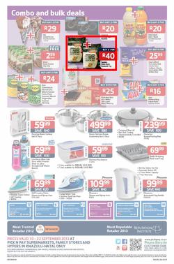 Pick N Pay KZN : Savings On Your Trolley (10 Sep - 22 Sep 2013), page 8