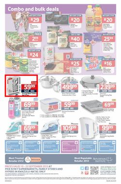 Pick N Pay KZN : Savings On Your Trolley (10 Sep - 22 Sep 2013), page 8