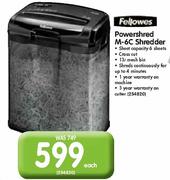 Fellowes Powershred M-6C Shredder-Each