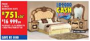 Paige 3 Piece Bedroom Suite