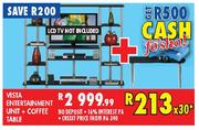Vista Entertainment Unit+Coffee Table