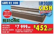 Restonic Regency Deluxe Queen Base Set