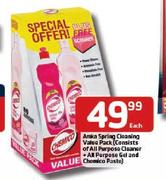 Amka Spring Cleaning Value Pack(Consists Of All Purpose Cleaner+All Purpose Gel And Chemico Paste)-E