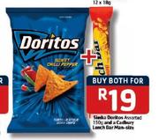  Simba Doritos-150gm And A Cadbury Lunch Bar Man-Size