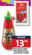 All Joy Tomato Sauce Squeeze Bottle-500ml